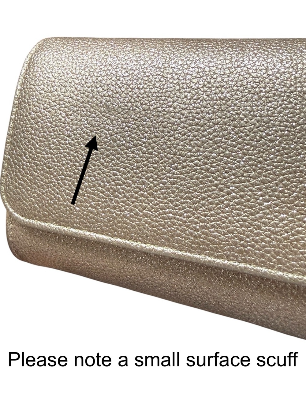 MICHELLE WILHITE  Robbie Mini Flap Metallic Clutch Bag - Picture 9 of 12
